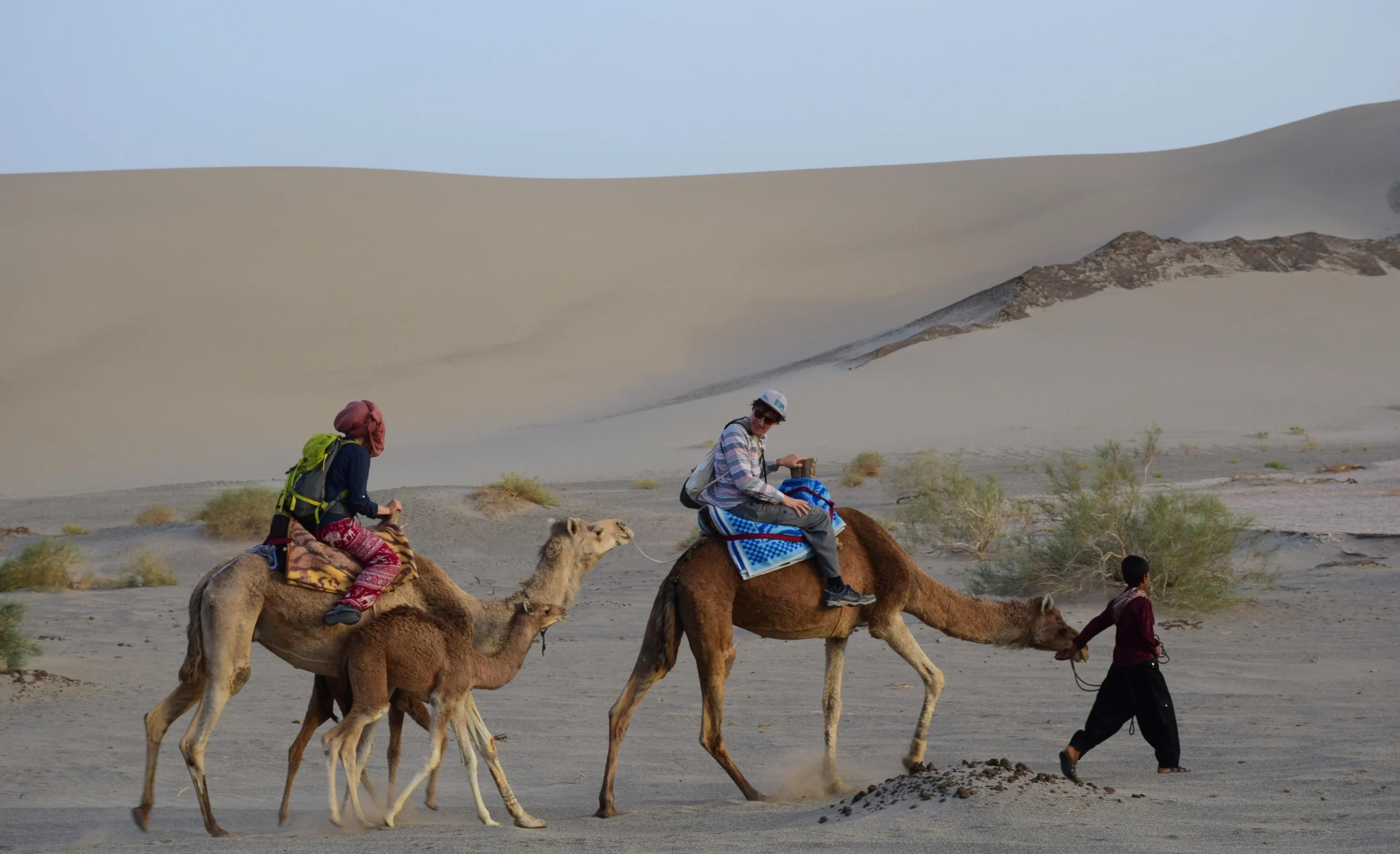 White dunes Camel tourist scaled